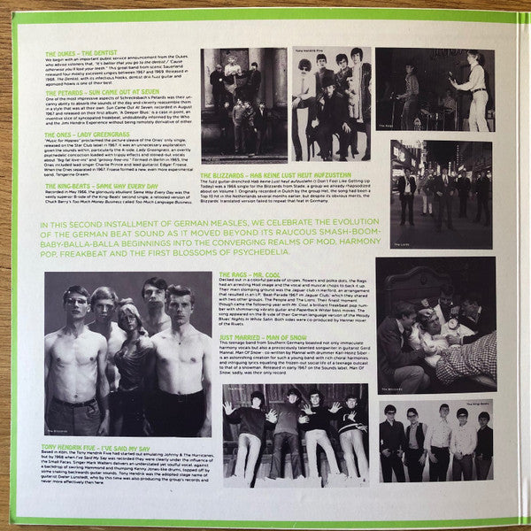 Various : German Measles Volume 2 - Sun Came Out At Seven: '60s Mod, Pop And Freakbeat From Germany (LP, Comp, Gat)
