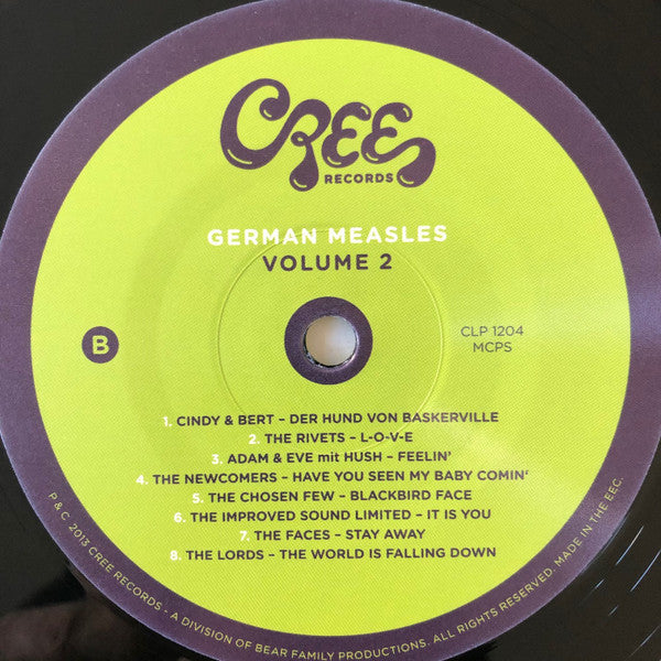 Various : German Measles Volume 2 - Sun Came Out At Seven: '60s Mod, Pop And Freakbeat From Germany (LP, Comp, Gat)
