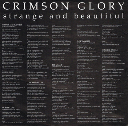 Crimson Glory : Strange And Beautiful (LP, Album)