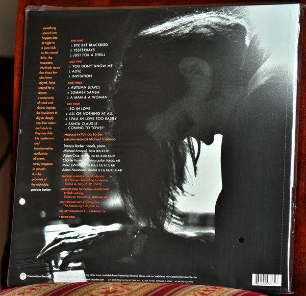 Patricia Barber : Nightclub (2xLP, Album, Ltd, RE, RM, 180)