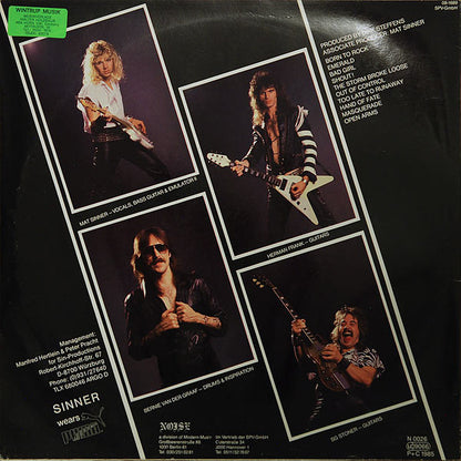 Sinner : Touch Of Sin (LP, Album, Sil)