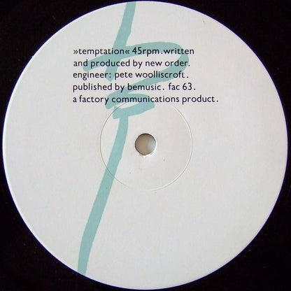 New Order : Temptation (12", Single)
