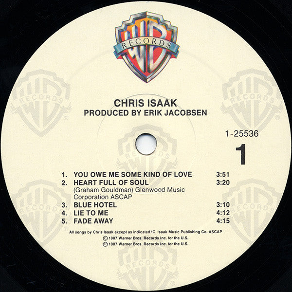 Chris Isaak : Chris Isaak (LP, Album, All)