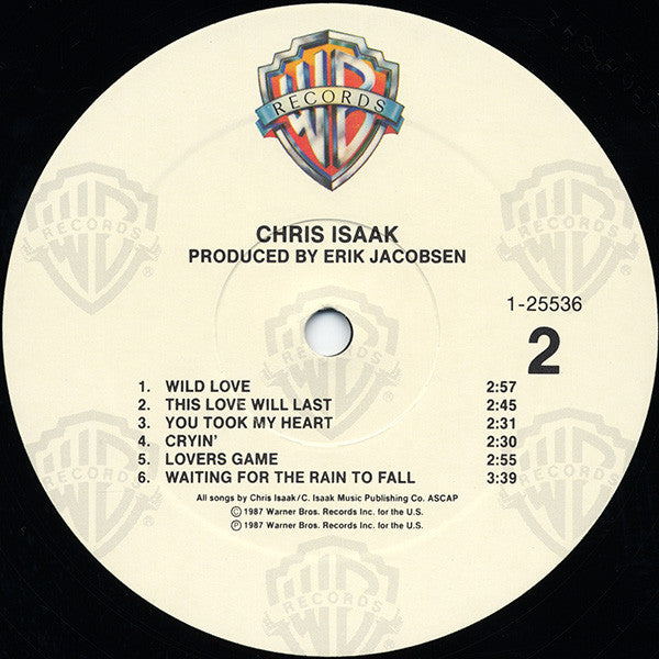Chris Isaak : Chris Isaak (LP, Album, All)