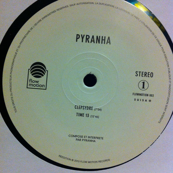 Pyranha : Pyranha (LP, RE, Gat)