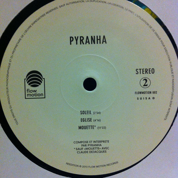 Pyranha : Pyranha (LP, RE, Gat)