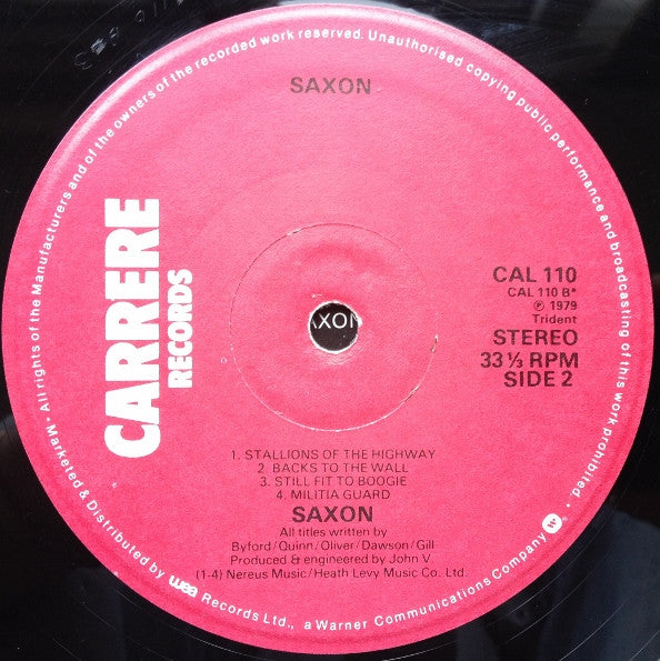 Saxon : Saxon (LP, Album)