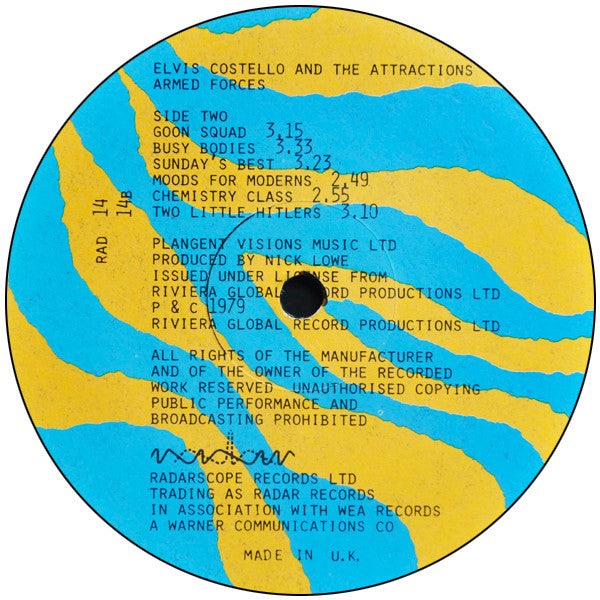 Elvis Costello And The Attractions* : Armed Forces (LP, Album, Fol + 7", EP)