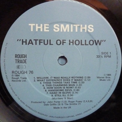 The Smiths : Hatful Of Hollow (LP, Comp, M/Print, CBS)