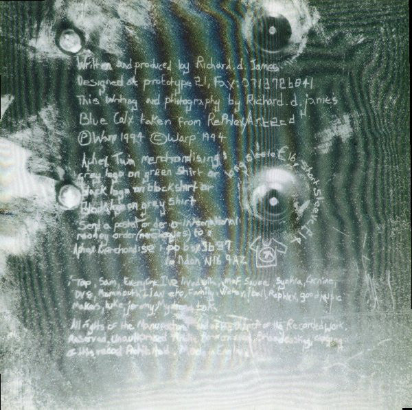Aphex Twin : Selected Ambient Works Volume II (3xLP, Album, Ltd, Num, Bro)
