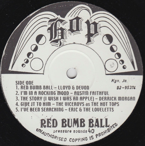 Various : Red Bumb Ball - Rare And Unreleased Rocksteady 1966 - 1968 (2xLP, Comp)