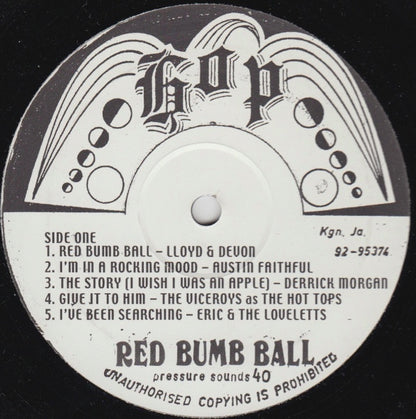 Various : Red Bumb Ball - Rare And Unreleased Rocksteady 1966 - 1968 (2xLP, Comp)