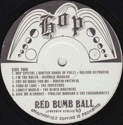 Various : Red Bumb Ball - Rare And Unreleased Rocksteady 1966 - 1968 (2xLP, Comp)