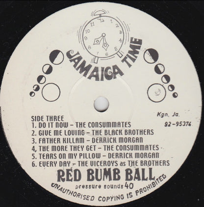 Various : Red Bumb Ball - Rare And Unreleased Rocksteady 1966 - 1968 (2xLP, Comp)