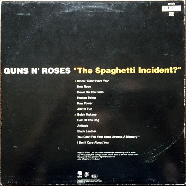 Guns N' Roses : "The Spaghetti Incident?" (LP, Album)