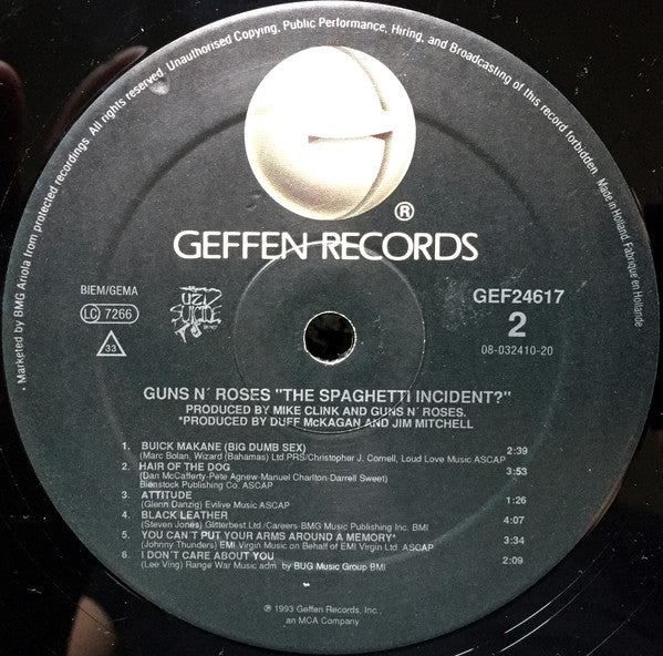 Guns N' Roses : "The Spaghetti Incident?" (LP, Album)