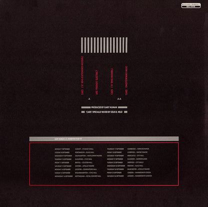 Gary Numan : Cars (E-Reg Model) (12", Single)