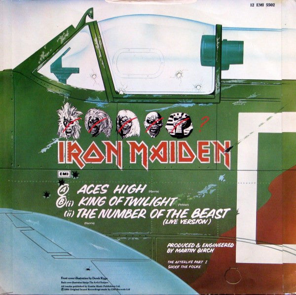 Iron Maiden : Aces High (12", Single)