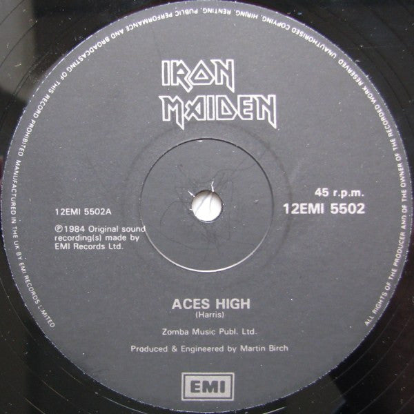 Iron Maiden : Aces High (12", Single)
