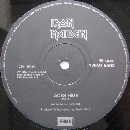 Iron Maiden : Aces High (12", Single)