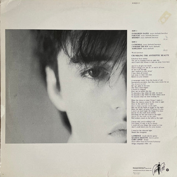 Felt : Crumbling The Antiseptic Beauty (LP, Album, RP)