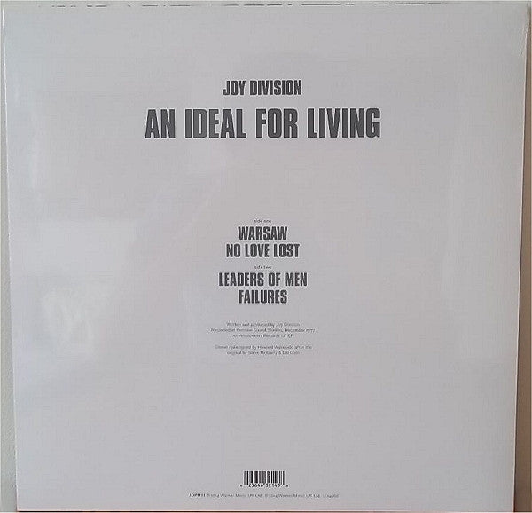 Joy Division : An Ideal For Living (12", EP, RSD, Ltd, RE)