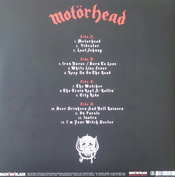 Motörhead : Motörhead (2xLP, Album, Ltd, RE, Whi)