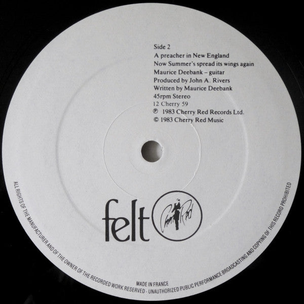 Felt : Penelope Tree (12", Single)