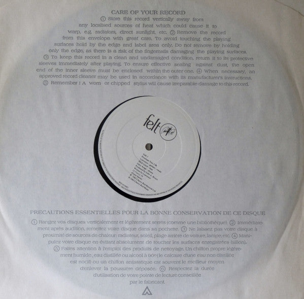 Felt : Penelope Tree (12", Single)