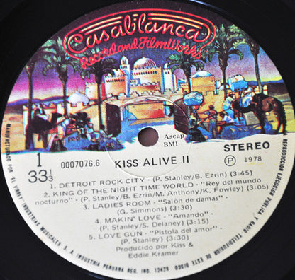 Kiss : Alive II (LP, Album, Sin)