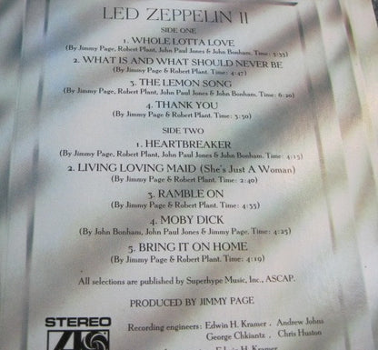 Led Zeppelin : Led Zeppelin II (LP, Album, RE)