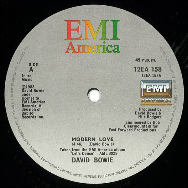 David Bowie : Modern Love (12", Single)