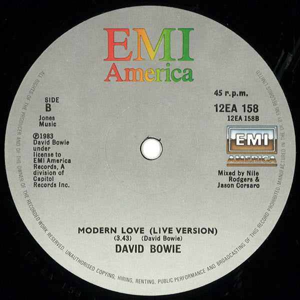 David Bowie : Modern Love (12", Single)