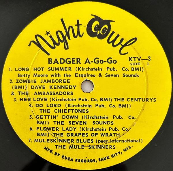 Various : Badger A Go Go — 15 Of The Greatest Sounds (LP, Album, Comp)