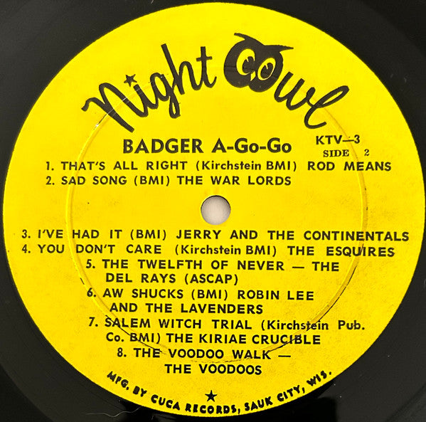 Various : Badger A Go Go — 15 Of The Greatest Sounds (LP, Album, Comp)
