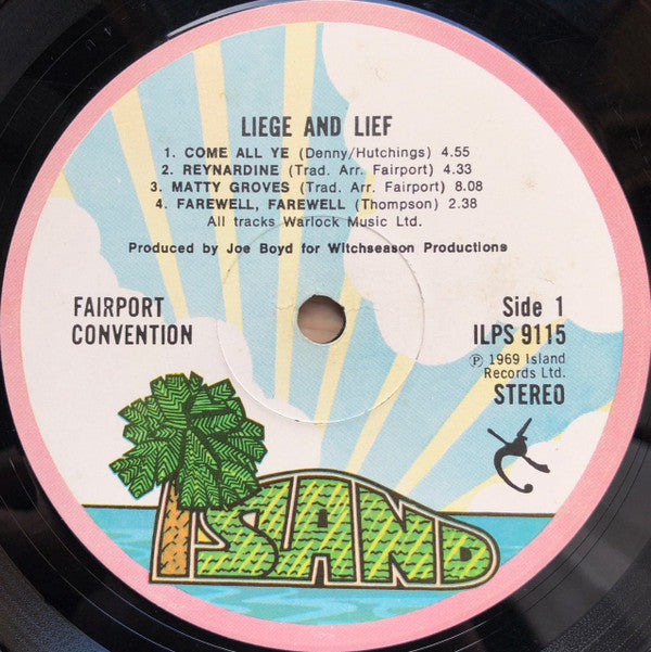 Fairport Convention : Liege & Lief (LP, Album, RP, Pin)
