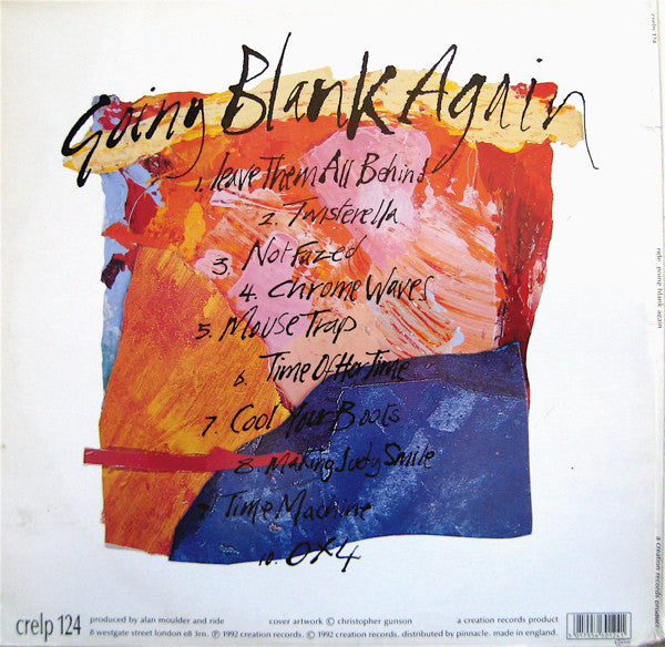 レコード】RIDE Going Blank Again