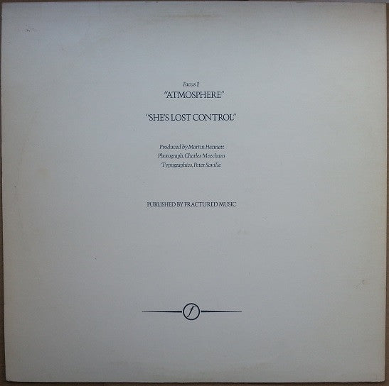 Joy Division : Atmosphere (12", Single, Red)