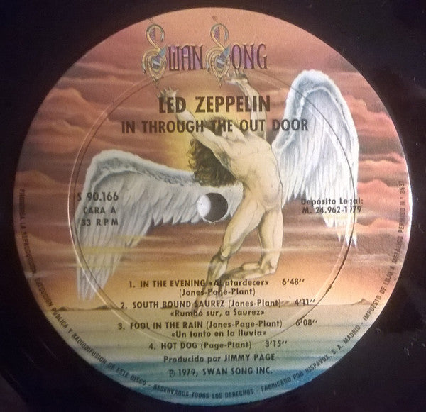 Led Zeppelin : In Through The Out Door (LP, Album, "F")