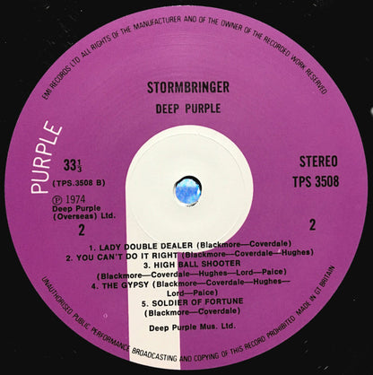 Deep Purple : Stormbringer (LP, Album)