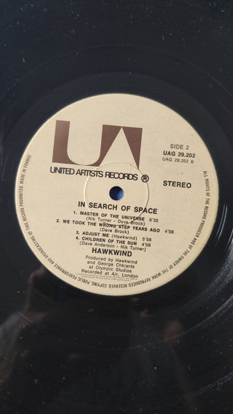 Hawkwind : X In Search Of Space (LP, Album, Gim)