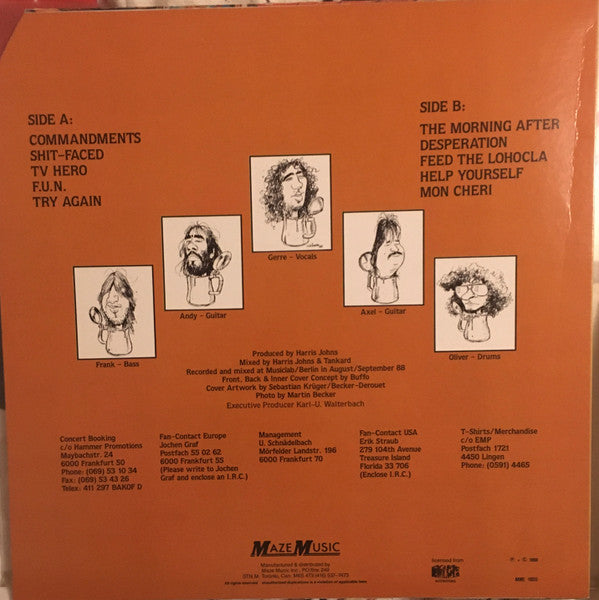 Tankard : The Morning After (LP, Album)