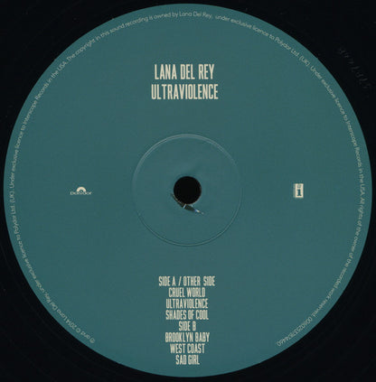 Lana Del Rey : Ultraviolence (2xLP, Album, Dlx, 180)