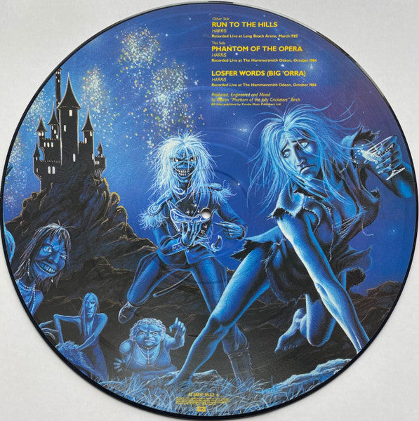 Iron Maiden : Run To The Hills (12", Single, Pic)