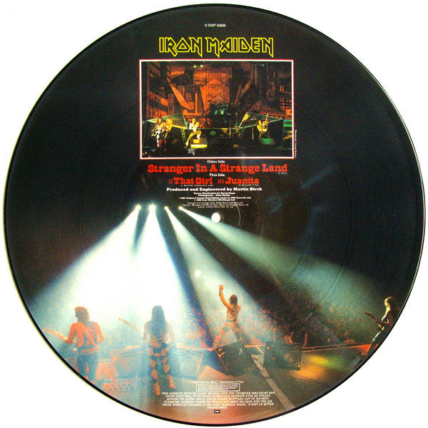 Iron Maiden : Stranger In A Strange Land (12", Single, Ltd, Pic)