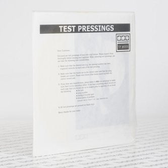 Demdike Stare : Testpressing #005 (12", Ltd, Yel)