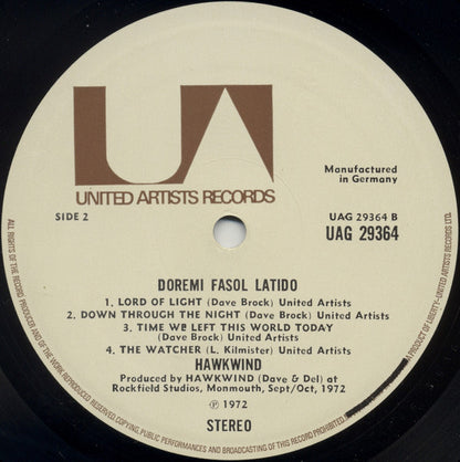 Hawkwind : Doremi Fasol Latido (LP, Album, Man)