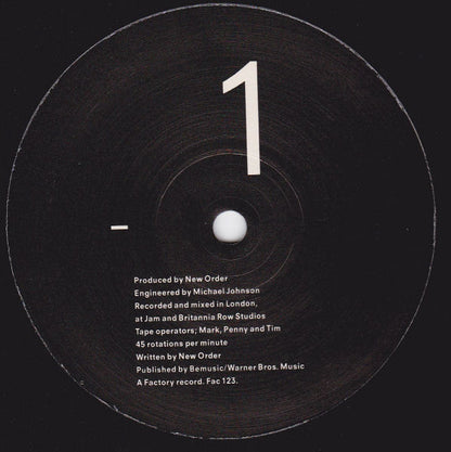 New Order : The Perfect Kiss (12", Single, Bla)
