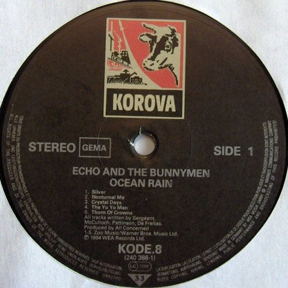 Echo & The Bunnymen : Ocean Rain (LP, Album)
