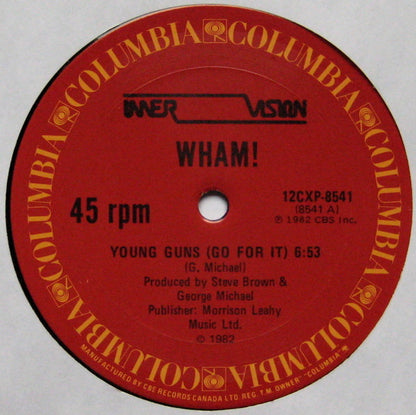 Wham! : Young Guns (Go For It) / Wham Rap! (Enjoy What You Do) (12", Single)